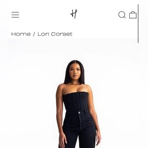 Hanifa Lori Corset XL (Black)